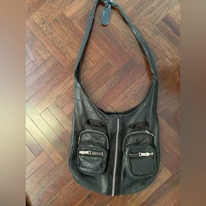 Alexander Wang black leather bag